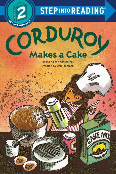 Book cover for Corduroy Makes a Cake