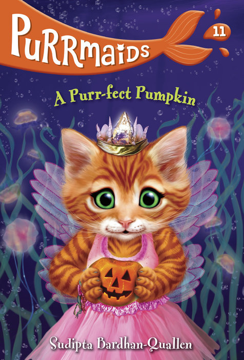 Cover of Purrmaids #11: A Purr-fect Pumpkin