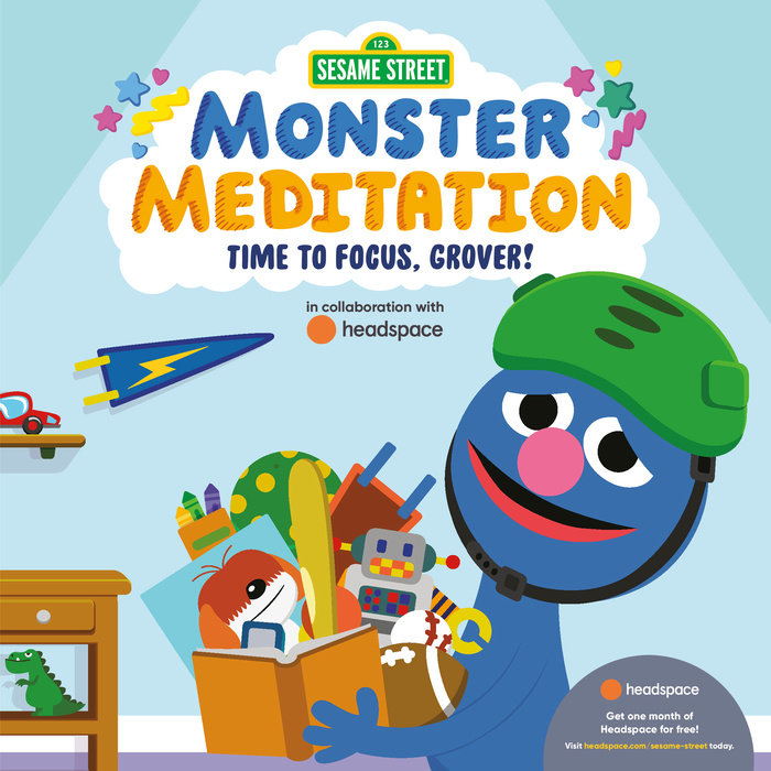 Cover of Time to Focus, Grover!: Sesame Street Monster Meditation in collaboration with Headspace