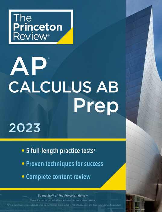 Cover of Princeton Review AP Calculus AB Prep, 2023