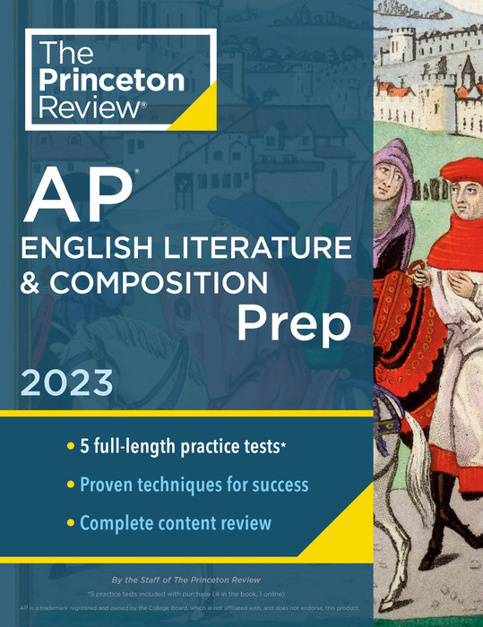 Cover of Princeton Review AP English Literature & Composition Prep, 2023