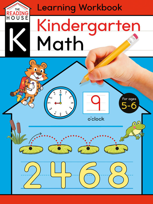 Cover of Kindergarten Math (Math Skills Workbook)