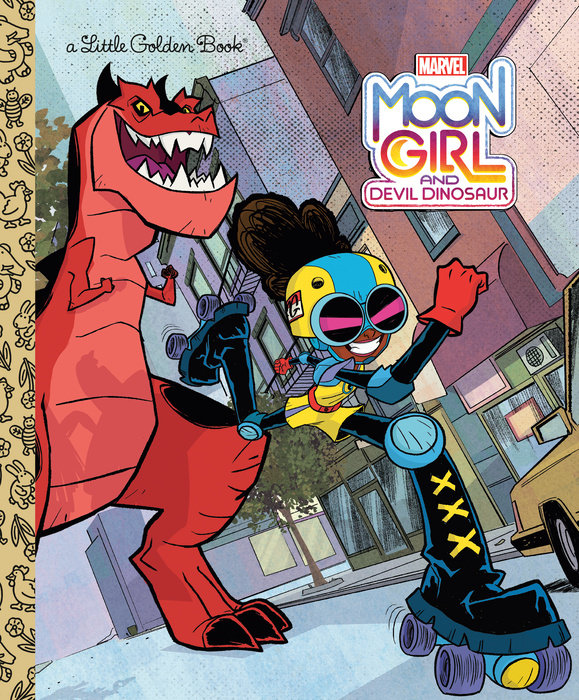Cover of Moon Girl and Devil Dinosaur Little Golden Book (Marvel)