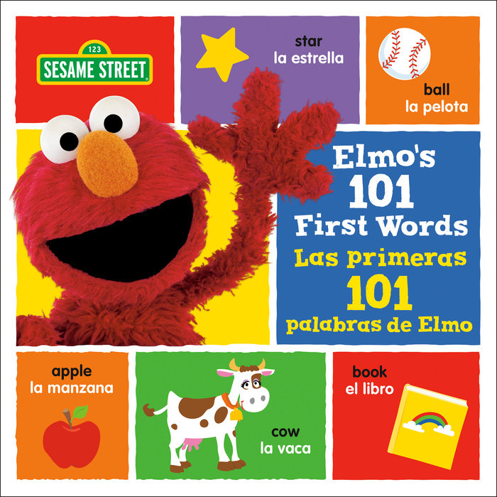 Cover of Elmo\'s 101 First Words/Las primeras 101 palabras de Elmo (Sesame Street)
