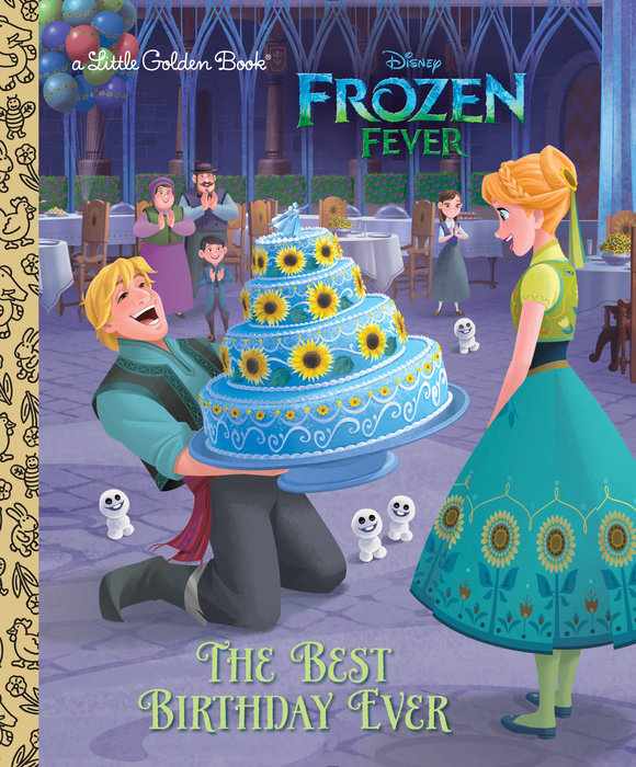 Book cover for The Best Birthday Ever (Disney Frozen)