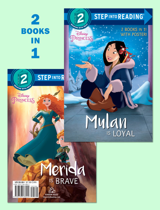 Book cover for Mulan Is Loyal/Merida Is Brave (Disney Princess)