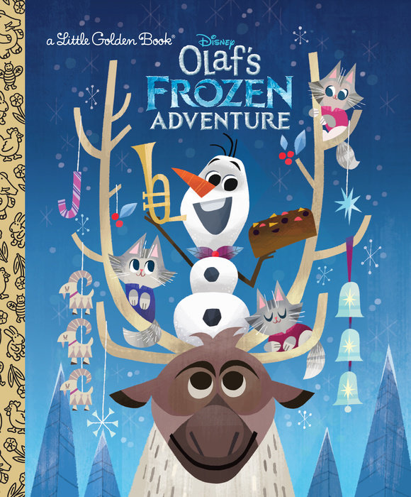 Book cover for Olaf\'s Frozen Adventure Little Golden Book (Disney Frozen)