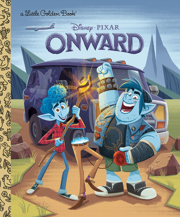 Book cover for Onward Little Golden Book (Disney/Pixar Onward)