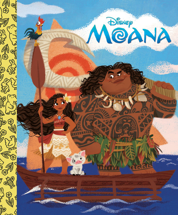 Book cover for Moana Little Golden Board Book (Disney Princess)