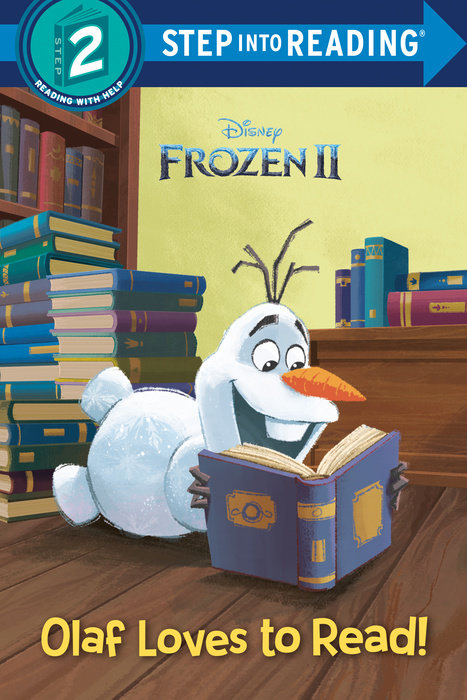 Book cover for Olaf Loves to Read! (Disney Frozen 2)