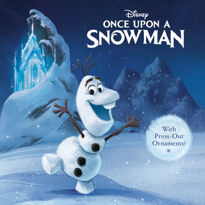 Book cover for Once Upon a Snowman (Disney Frozen)