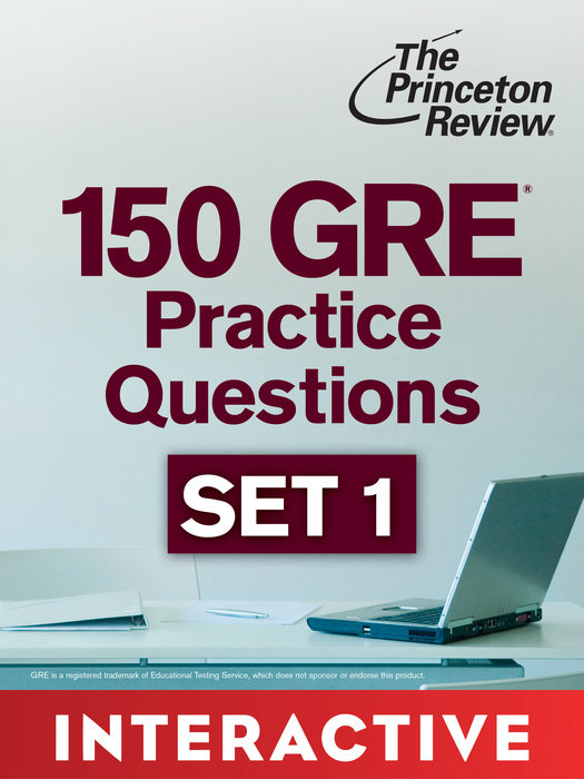 Cover of 150 GRE Practice Questions, Set 1 (Interactive)
