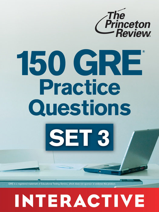 Cover of 150 GRE Practice Questions, Set 3 (Interactive)