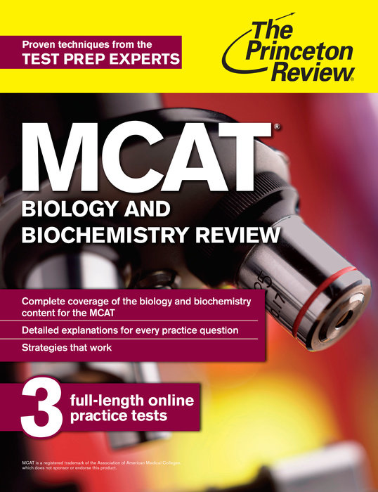 Cover of MCAT Biology and Biochemistry Review