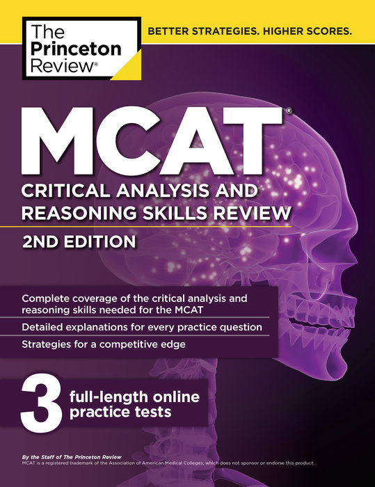 Cover of MCAT Critical Analysis and Reasoning Skills Review, 2nd Edition