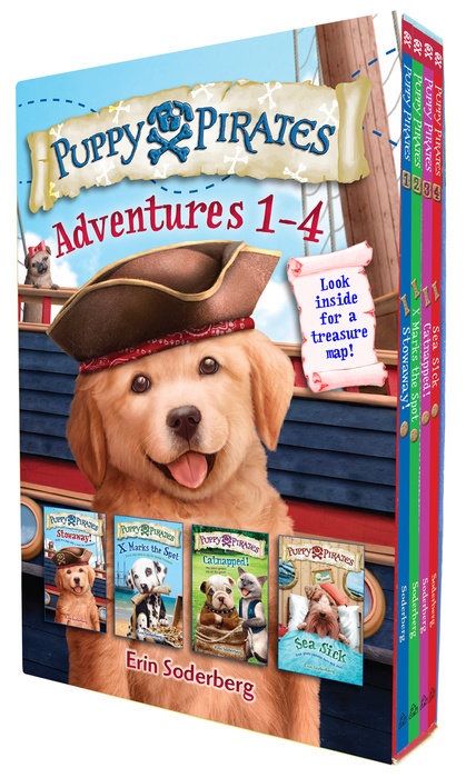 Book cover for Puppy Pirates Adventures 1-4 Boxed Set