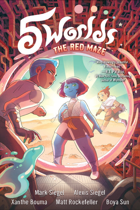 Cover of 5 Worlds Book 3: The Red Maze