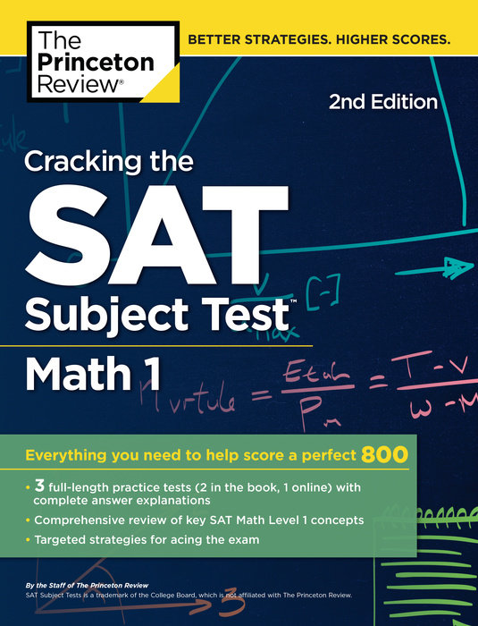 Cover of Cracking the SAT Subject Test in Math 1, 2nd Edition