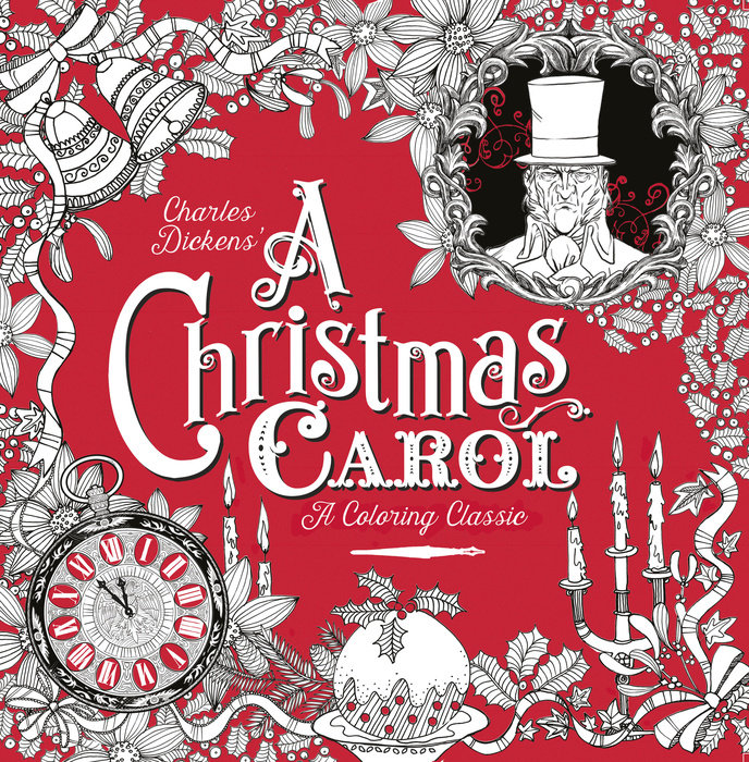 Book cover for A Christmas Carol: A Coloring Classic
