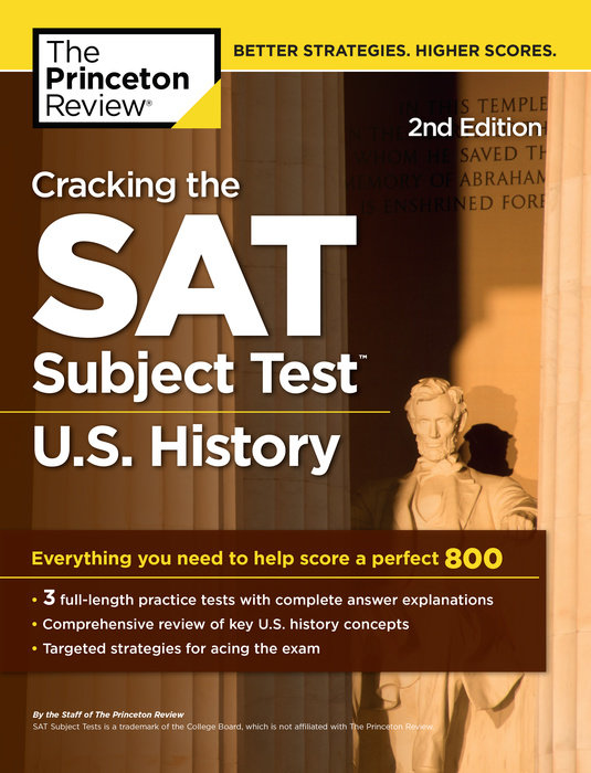 Cover of Cracking the SAT Subject Test in U.S. History, 2nd Edition