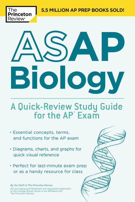 Cover of ASAP Biology: A Quick-Review Study Guide for the AP Exam