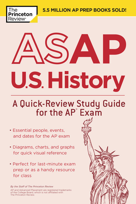 Cover of ASAP U.S. History: A Quick-Review Study Guide for the AP Exam