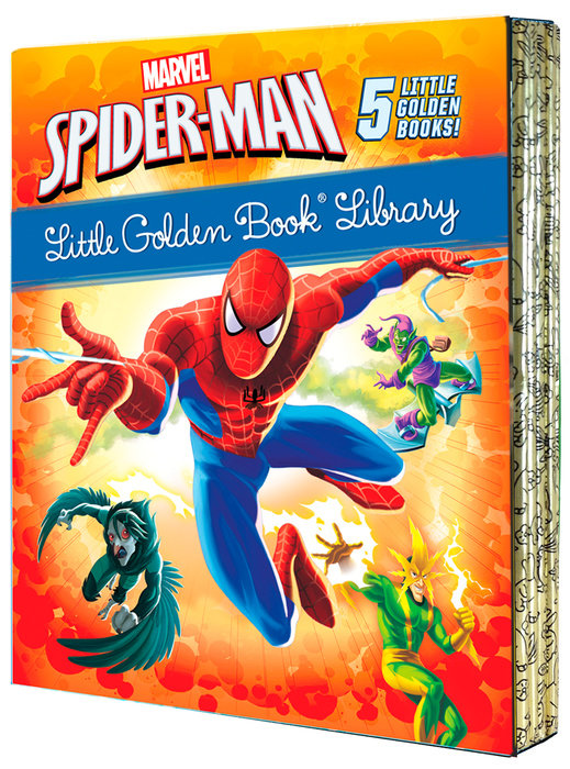 Cover of Spider-Man Little Golden Book Library (Marvel)