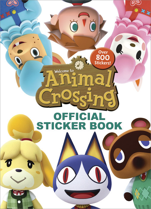 Book cover for Animal Crossing Official Sticker Book (Nintendo)