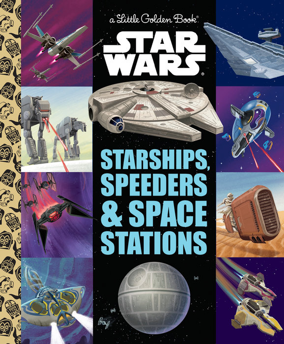 Book cover for Starships, Speeders & Space Stations (Star Wars)