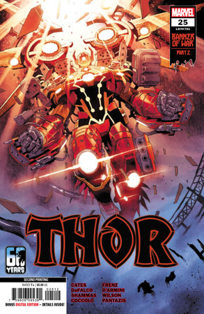 THOR 25 COCCOLO 2ND PRINTING VARIANT