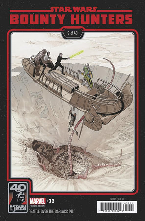 STAR WARS: BOUNTY HUNTERS 32 SPROUSE RETURN OF THE JEDI 40TH ANNIVERSARY VARIANT
