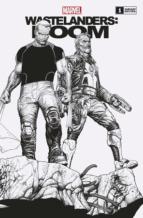 WASTELANDERS: DOOM 1 MCNIVEN CONNECTING BLACK AND WHITE PODCAST VARIANT