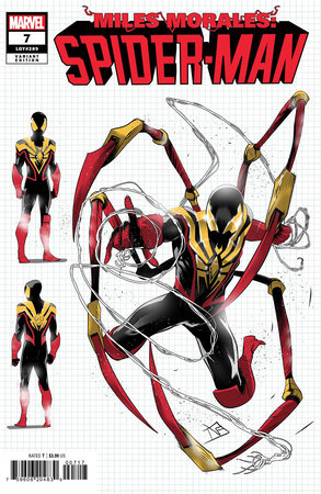 MILES MORALES: SPIDER-MAN 7 FEDERICO VICENTINI DESIGN VARIANT