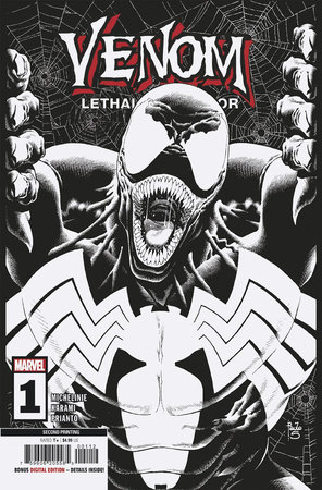 VENOM: LETHAL PROTECTOR II 1 PAULO SIQUEIRA 2ND PRINTING VARIANT