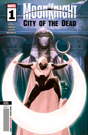 MOON KNIGHT: CITY OF THE DEAD 1 ROD REIS 2ND PRINTING VARIANT