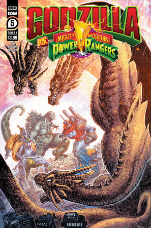 Godzilla Vs. The Mighty Morphin Power Rangers #5 Variant A (Williams II)