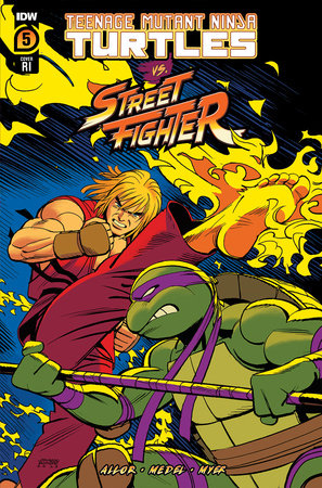 Teenage Mutant Ninja Turtles Vs. Street Fighter #5 Variant RI (100) (Romero)