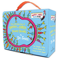 Book cover for The Little Blue Box of Bright and Early Board Books by Dr. Seuss