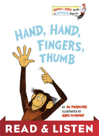 Book cover for Hand, Hand, Fingers, Thumb: Read & Listen Edition