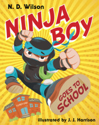 Book cover for Ninja Boy Goes to School