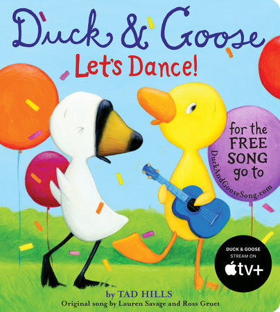 Book cover for Duck & Goose, Let\'s Dance! (with an original song)