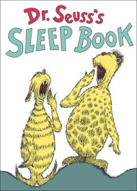 Cover of Dr. Seuss\'s Sleep Book cover