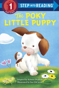 Book cover for The Poky Little Puppy Step into Reading