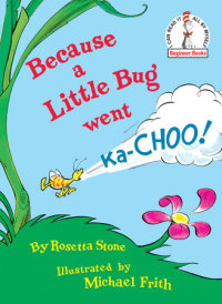 Book cover for Because a Little Bug Went Ka-Choo!