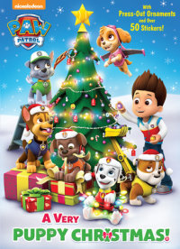 Book cover for A Very Puppy Christmas! (PAW Patrol)
