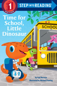 Book cover for Time for School, Little Dinosaur