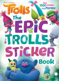 Cover of The Epic Trolls Sticker Book (DreamWorks Trolls) cover