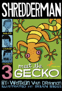 Book cover for Shredderman: Meet the Gecko