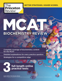 Book cover for MCAT Biochemistry Review