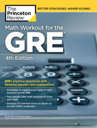 Book cover for Math Workout for the GRE, 4th Edition